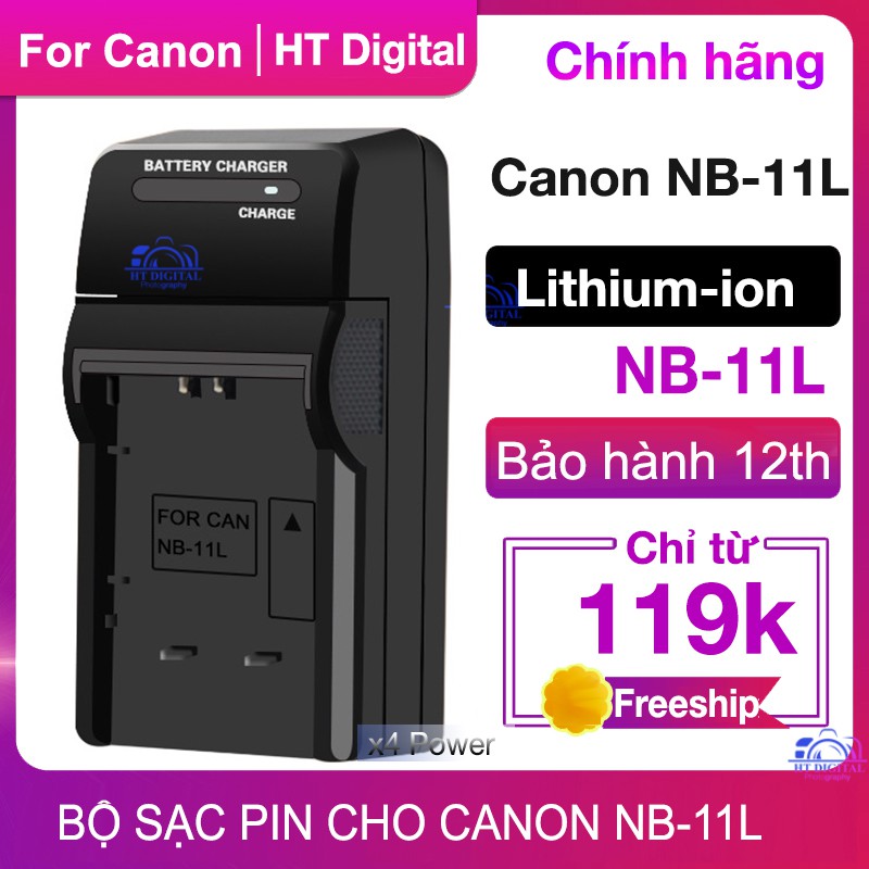 [Mã ELFLASH3 hoàn 10K xu đơn 20K] Sạc Pin Máy Ảnh Canon NB-11L