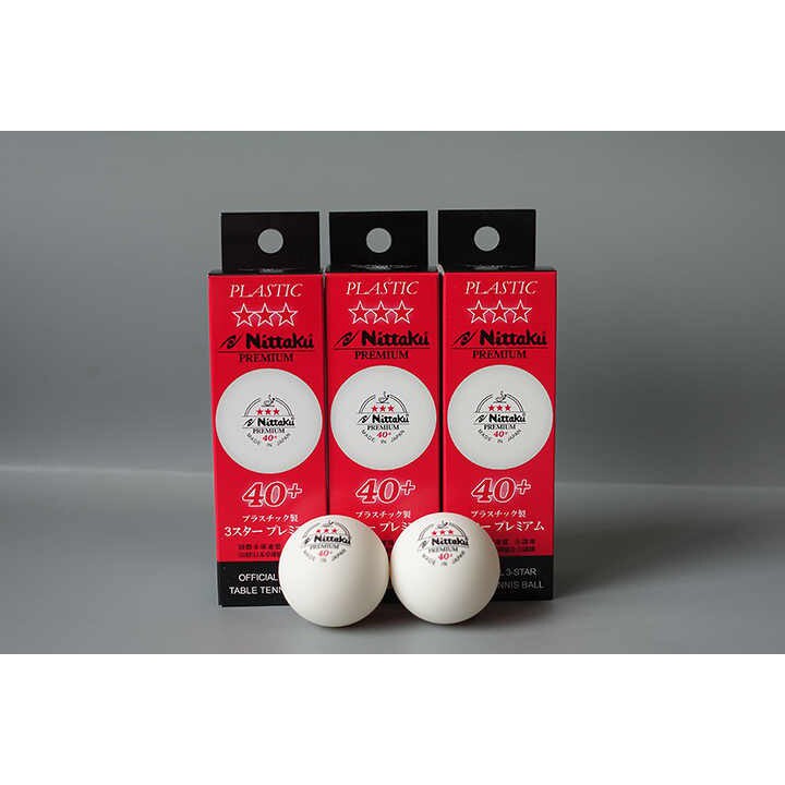 Quả Bóng Bàn Thi Đấu Chuyên Nghiệp Nittaku Premium 40+  / DHS Busan / Double Fish Sừng Trâu
