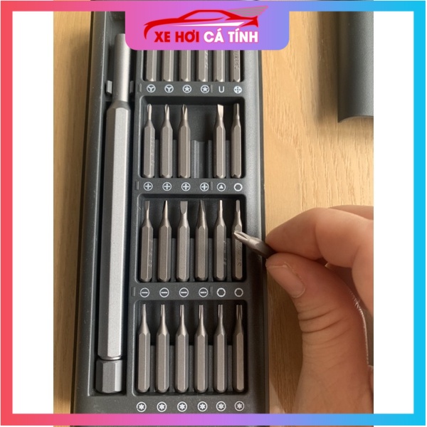 [⚡FLASH SALE⚡] Bộ tua vít đa năng mini 25in1 chất liệu thép từ tính cao cấp sửa chữa máy móc, điện tử cỡ nhỏ