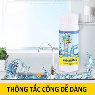 Lọ thông cống trắng wold 110g