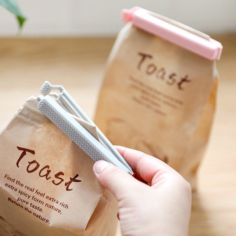 SET 2 Kẹp Miệng Túi Đầy Sắc Màu Bảo Quản Thực Phẩm Thức Ăn Tiện Lợi 88216