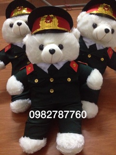 Gấu bông bộ đội 45cm
