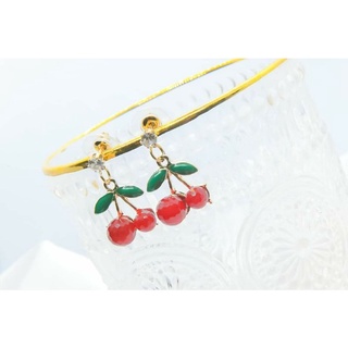 Khuyên tai Cherry tinh xảo Hàn Quốc