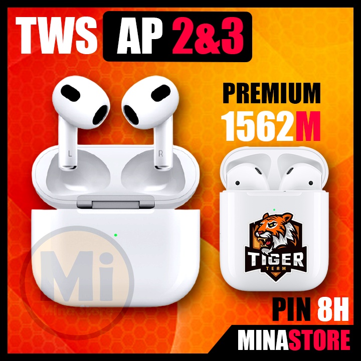 TWS 2, TWS 3 LOUDA 1562M Bản Cao Cấp Chức Năng Đổi Tên, Có Micro, Sạc Không Dây (Bảo Hành 6 Tháng)