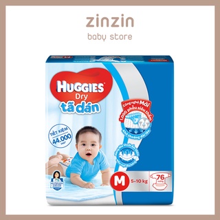 Tã dán, bỉm dán huggies bịch đại size m76/l68/xl62/xxl56