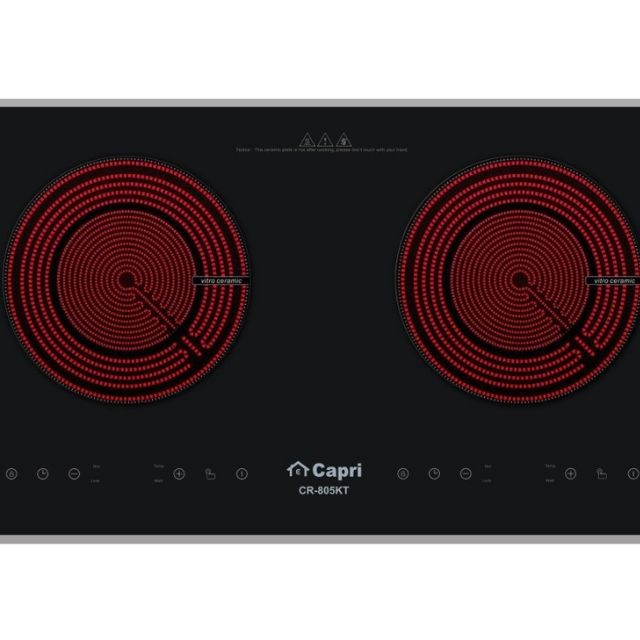 [ TẶNG MÁY HÚT MÙI KÍNH CONG ] Bếp Đôi Hồng Ngoại, Bếp Hồng Ngoại Cảm Ứng, Bếp Hồng Ngoại Lắp Âm Cap