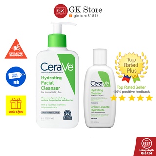 Sữa Rửa Mặt CeraVe Hydrating Cleanser Cho Da Khô, Hỗn Hợp Khô Nhạy Cảm