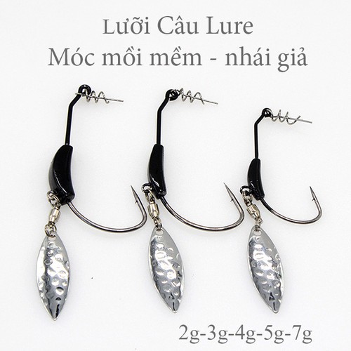 lưỡi câu- lưỡi câu- lưỡi câu - lưỡi câu mồi mềm 1d