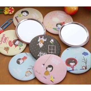 [Siêu Rẻ] Gương mini kiểu dáng nhỏ gọn phong cách Hàn Quốc (Chất Lượng) 00069