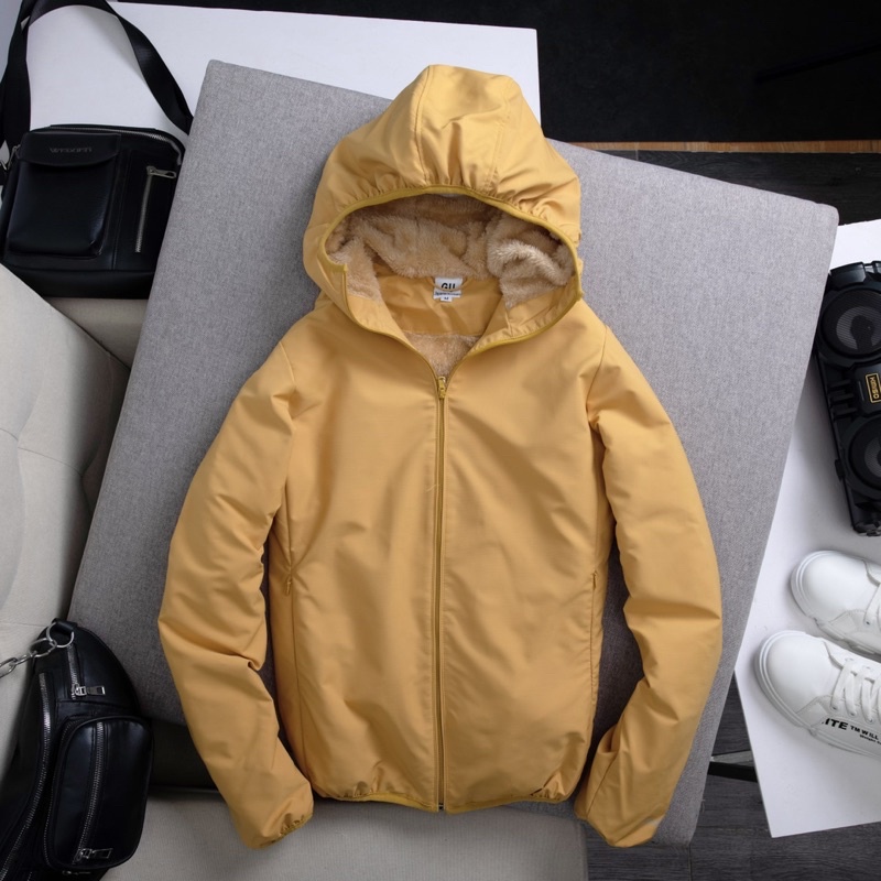 [Mã 252FASHIONSALE giảm 12% đơn 99K] Áo khoác mùa đông nữ lót lông GU-TANU94