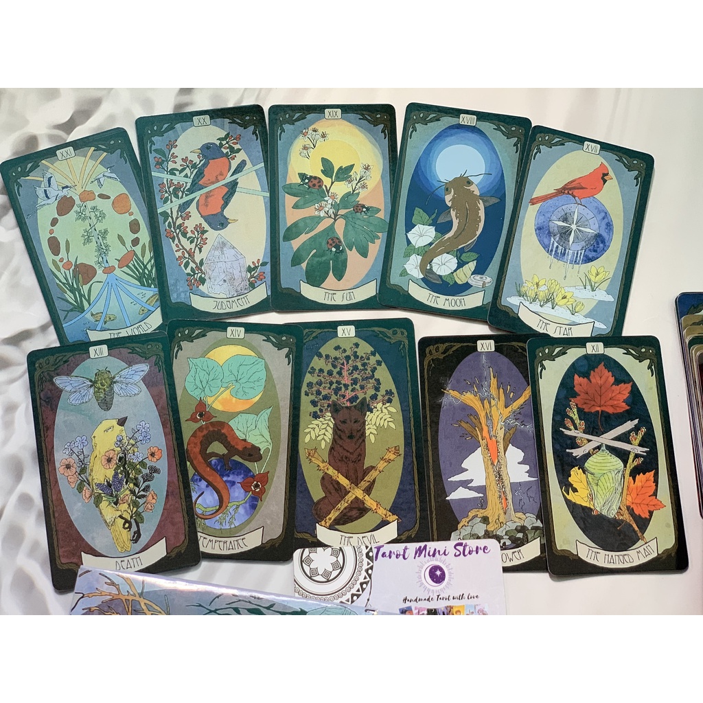Bộ bài The Forager's Daughter Tarot 78 lá phiên bản đầu tiên size gốc