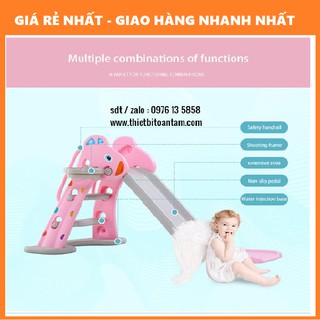 Cầu trượt cao cấp trẻ em gấp gọn được (Nhựa Cao Cấp)