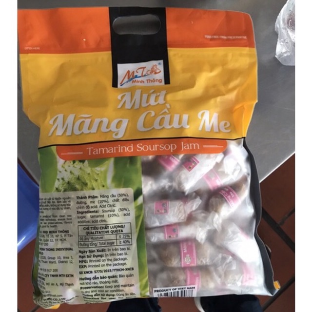 HẾT HÀNG Kẹo Mãng Cầu Me Minh Thông Gói 1kg