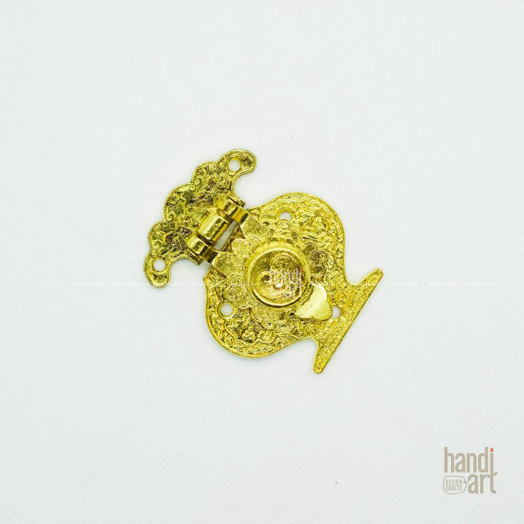 Khoá bật hột nút cho hộp gỗ phong cách cổ điển (D:47xR:37mm)