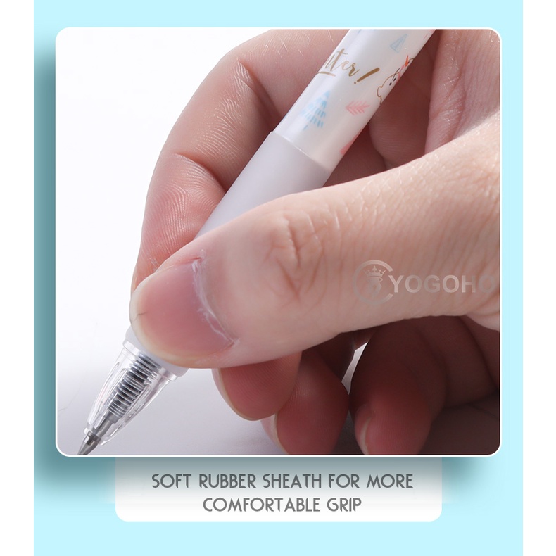 Bộ 8 Bút Mực Gel Thiết Kế Dễ Thương Cho Học Sinh