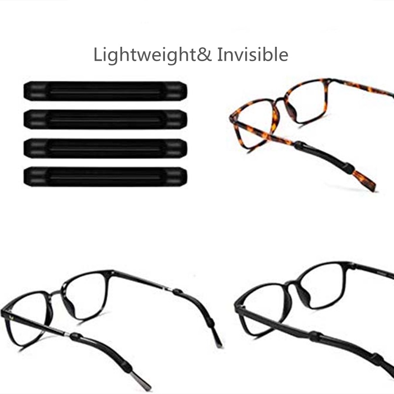 Cặp giá đỡ mắt kính bằng silicon đàn hồi chống trượt nhiều màu
tiện lợi chất lượng cao