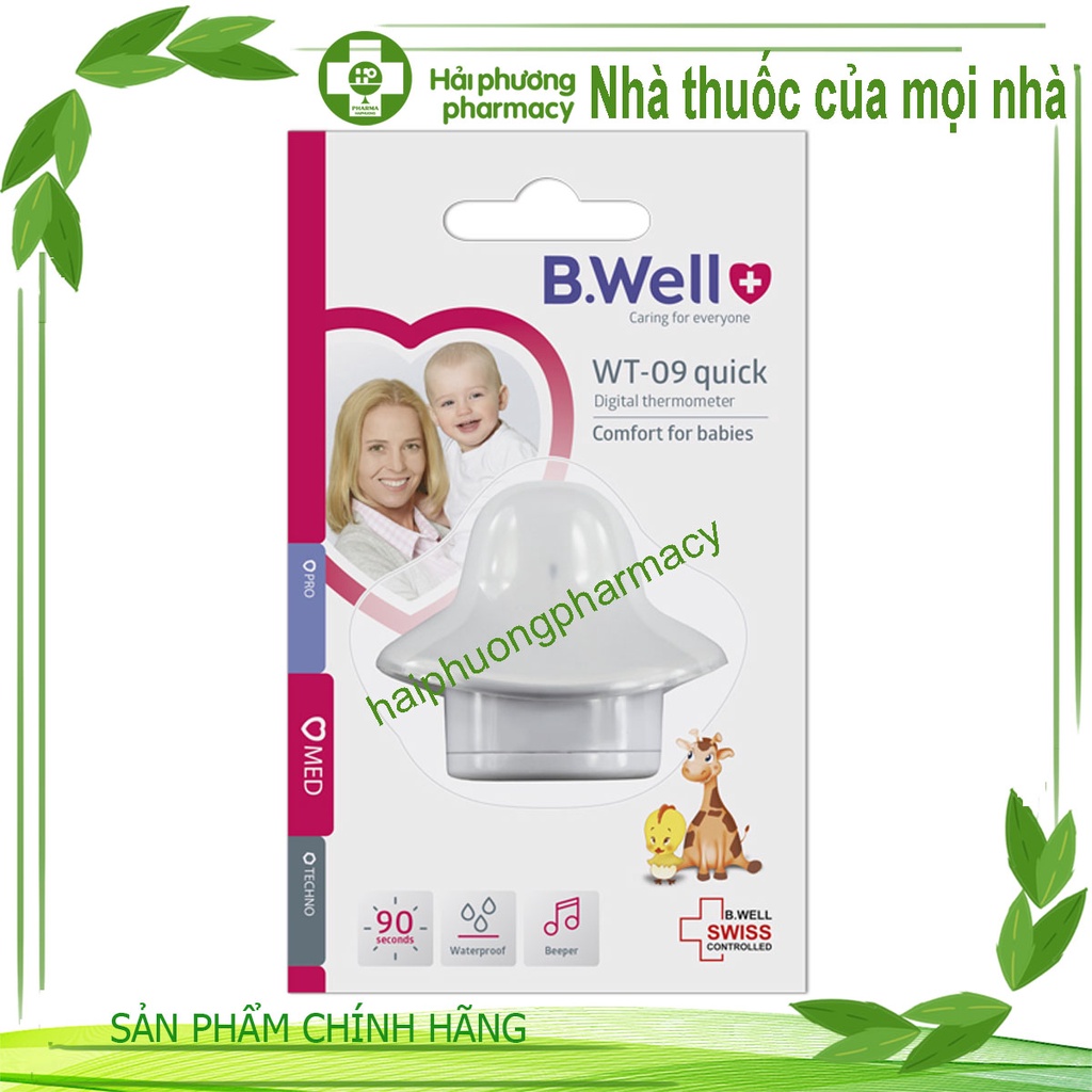 Nhiệt kế điện tử B.Well Swiss WT-09 quick (núm vú)