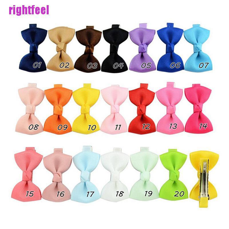 Bộ 100 Kẹp Tóc Nơ Dễ Thương Cho Bé Gái