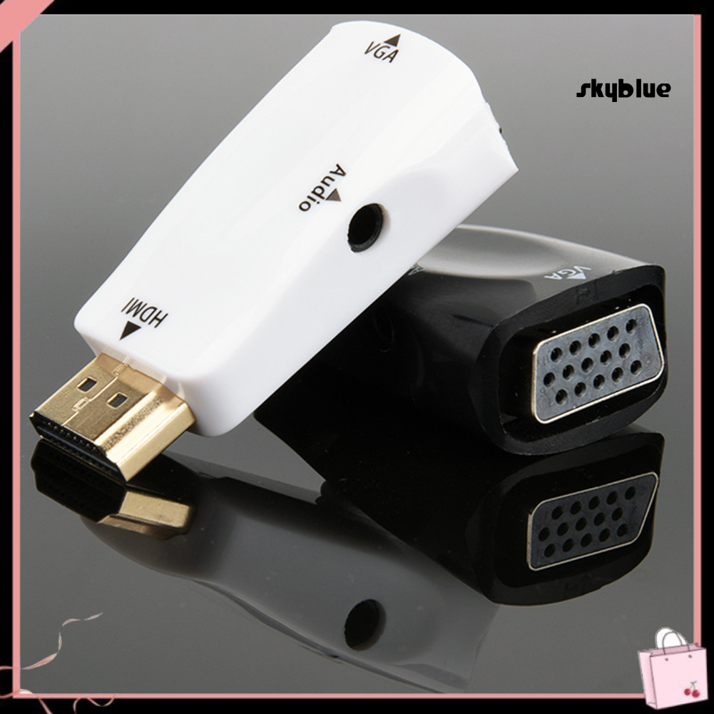 Bộ Chuyển Đổi Hdmi-Compatible Sang Vga Hw2208 Mini 1080p Cho Pc Laptop Dvd Desktop