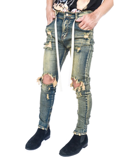Quần Jeans chính hãng STWR STJ7 ZIPPER SKINNY JEANS