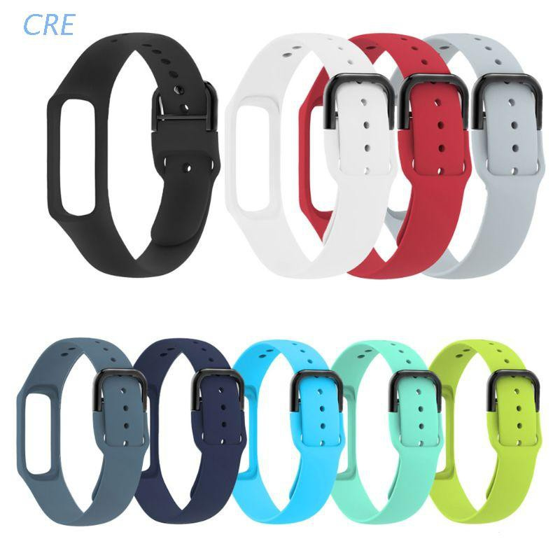 Dây đeo đồng hồ thông minh bằng silicon mềm chống trầy xước thời trang cho Samsung Galaxy Fit-E R375