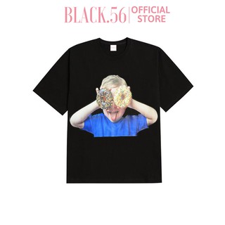 Áo thun unisex Acme de la vie BLACK Donuts Boy 2 , áo thun nữ form oversize , BLACK56 M42