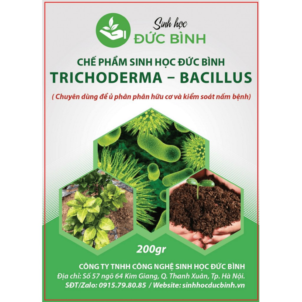 [SIÊU RẺ]NẤM TRICHODERMA BACILLUS Ủ PHÂN CHUỒNG, PHÂN CÁ, PHÂN ĐẬU TƯƠNG, BÁNH DẦU, DỊCH CHUỐI, KHÁNG NẤM BỆNH