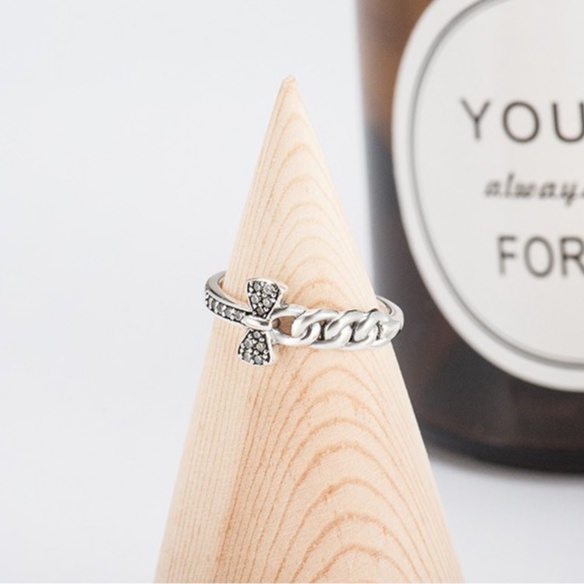 Nhẫn Nữ Bạc Thái Hình Nơ Đính Đá N1717 - Bảo Ngọc Jewelry