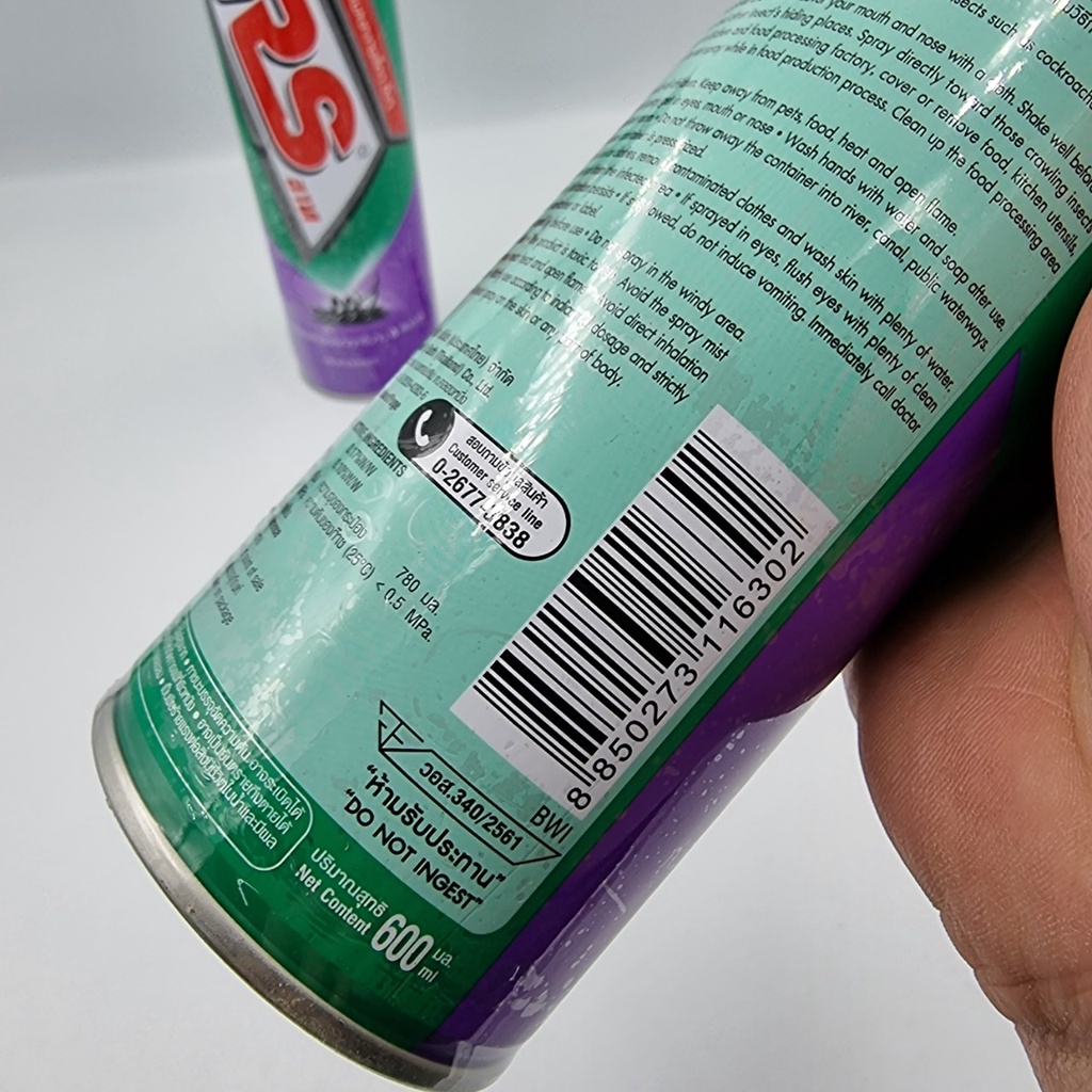 Bình Xịt Ruồi, Muỗi Nhặng Bọ Cánh Cứng ARS Thái Lan-600ml
