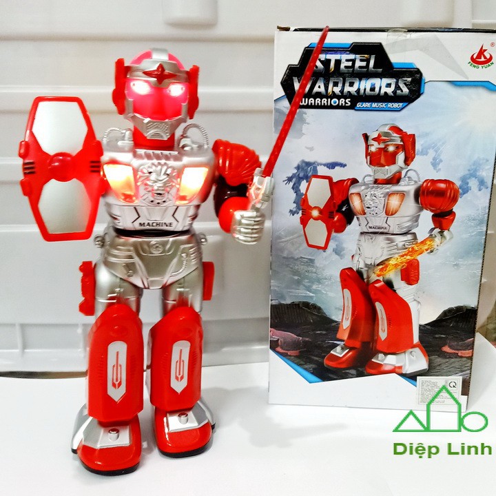 Đồ Chơi Robot Siêu Nhân Biến Hình Xài Pin Tự Động