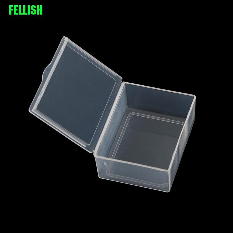 Hộp nhựa trong suốt thiết kế nhỏ gọn đựng thẻ tên trang sức tiện dụng