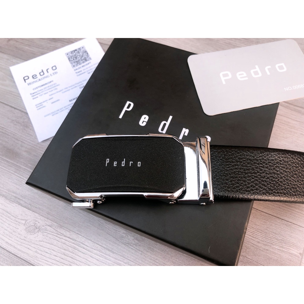 Thắt lưng nam Pedro da cao cấp Full Box