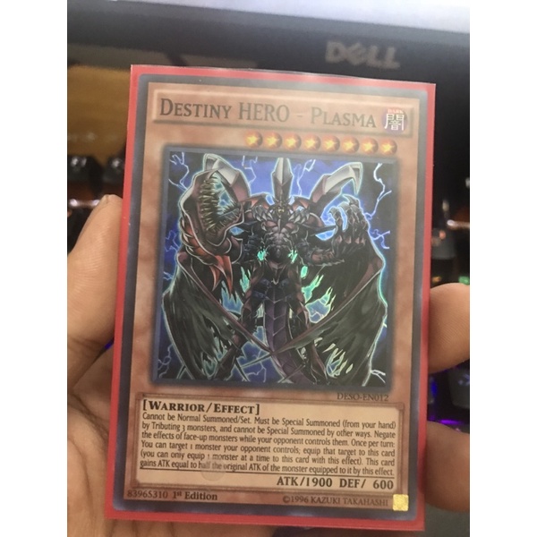 Thẻ bài Yugioh Destiny Hero - Plasma - Super Rare
