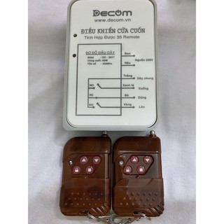 BỘ ĐIỀU KHIỂN CỬA CUỐN DC - 2017