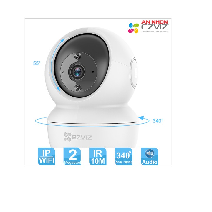 Combo Camera wifi không dây Full HD EZVIZ C6N 1080P+ Thẻ Nhớ Tùy Chọn | BigBuy360 - bigbuy360.vn