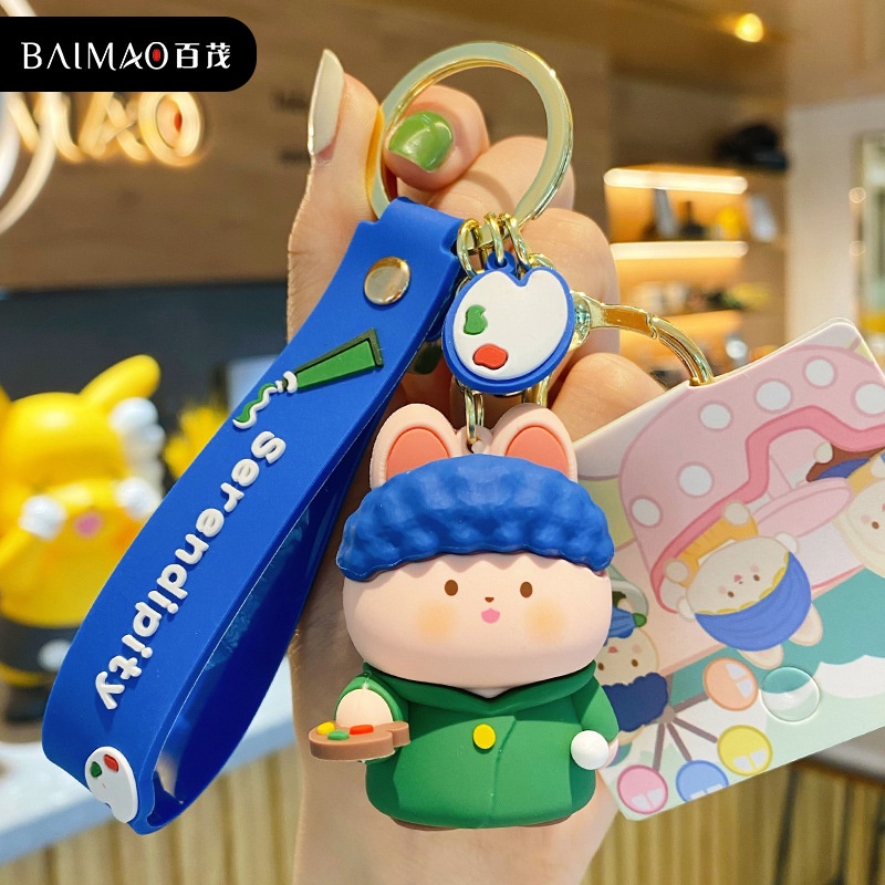 Bộ Móc Khóa Siêu Đáng Yêu + Kèm Bộ Chuông, Dây Cao Cấp