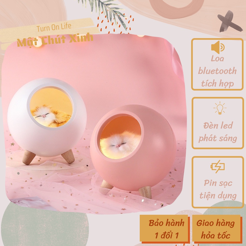 ❤️FREE SHIP❤️ Đèn Ngủ mèo con dễ thương
