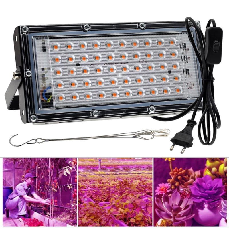 50W/100W LED Grow Light Full Spectrum Plant Lighting Veg and Flower EU Plug