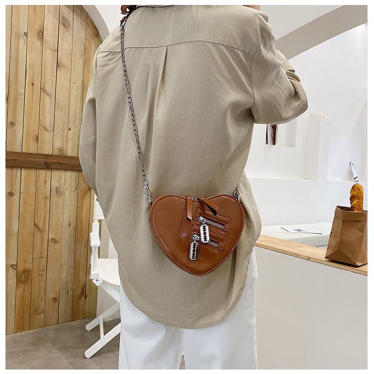 Túi Da Pu Đeo Chéo Phong Cách Harajuku Nhật Bản Dễ Thương Cho Nữ
