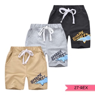 Quần Short Cotton In Hình Cá Mập Hoạt Hình Phong Cách Hàn Quốc Thời Trang Mùa Hè Cho Bé