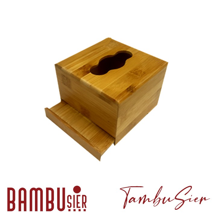 [BAMBOO] Hộp giấy ăn bằng tre tự nhiên cao cấp - hộp đựng giấy ăn gỗ tre Việt Nam [TISBOX]