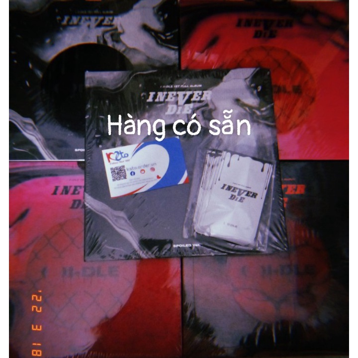 [Mã LIFEXANH03 giảm 10% đơn 500K] Album (G)I-DLE - I NEVER DIE + Quà 1 ảnh khổ A5 hình bias (ghi chú khi đặt hàng)