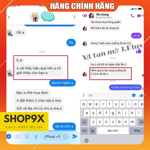 Xịt Giảm Mỡ Jplus Nano Đan Trường - Giảm Mỡ Bụng Đùi Bắp Tay Chân 100ml Chính Hãng // Shop9X HCM // Freeship