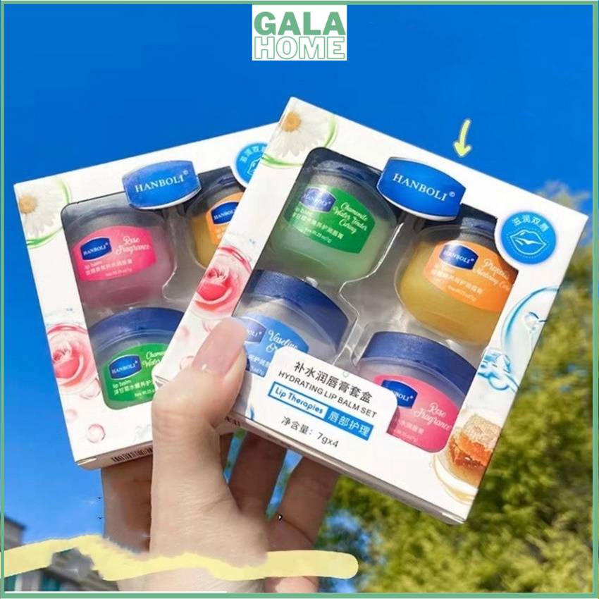 Dưỡng môi 7g dạng hũ LOẠI RẺ cho KHÁCH SỈ đủ vị  GALA HOME