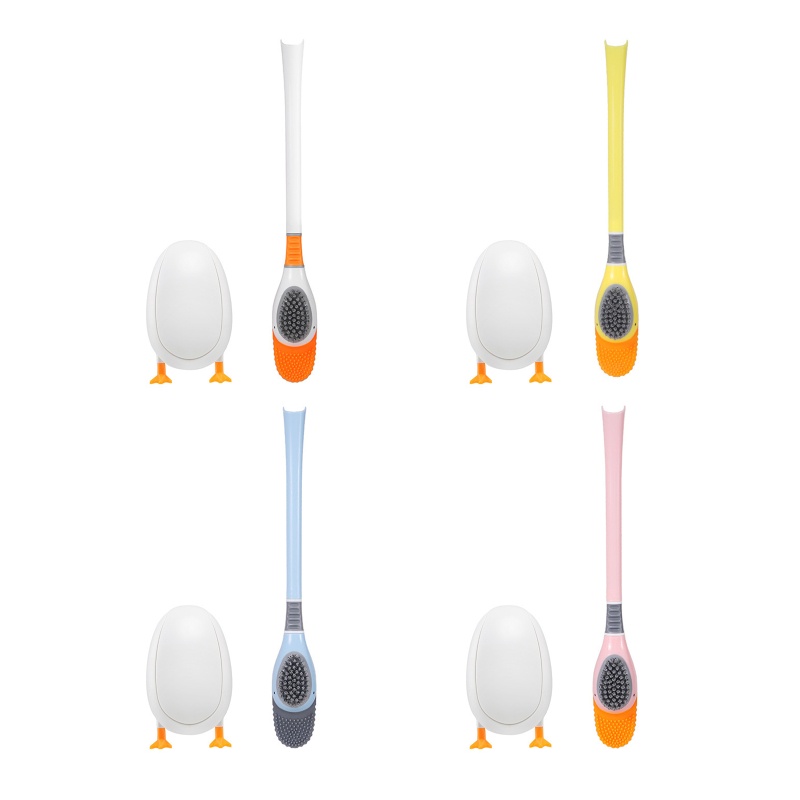 Bàn Chải Vệ Sinh Toilet Bằng Silicone Tiện Dụng