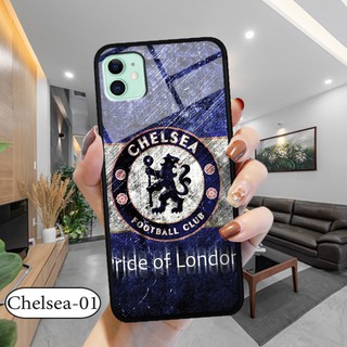 Ốp lưng kính 3D iPhone 11- hình đội bóng