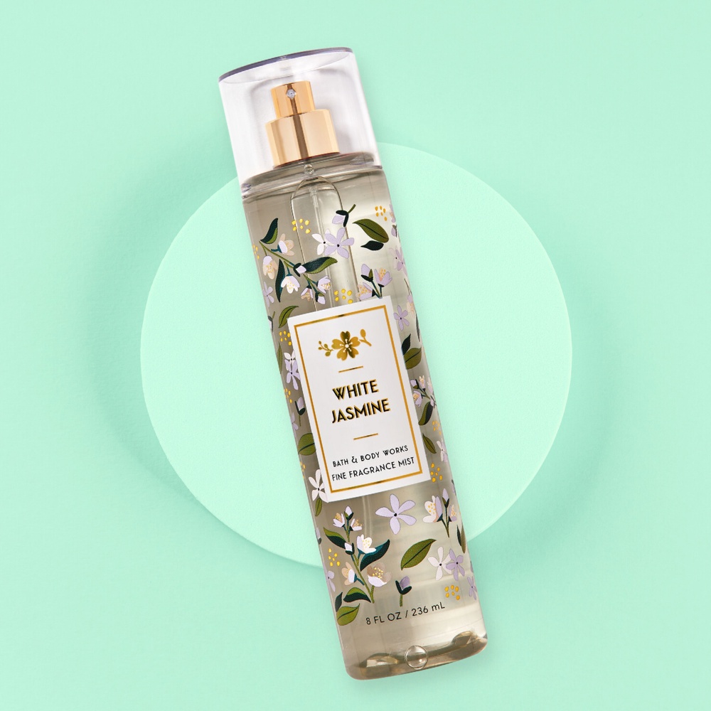 Xịt Thơm Lưu Hương Toàn Thân Bath & Body Works Fine Fragrance Mist White Jasmine Chai 236ml