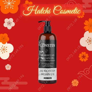 Lẻ Dầu Gội Hoặc Dầu Xả Dưỡng Ẩm Phục Hồi Lonstin Moroccan Argan Oil Hydrating 500ML