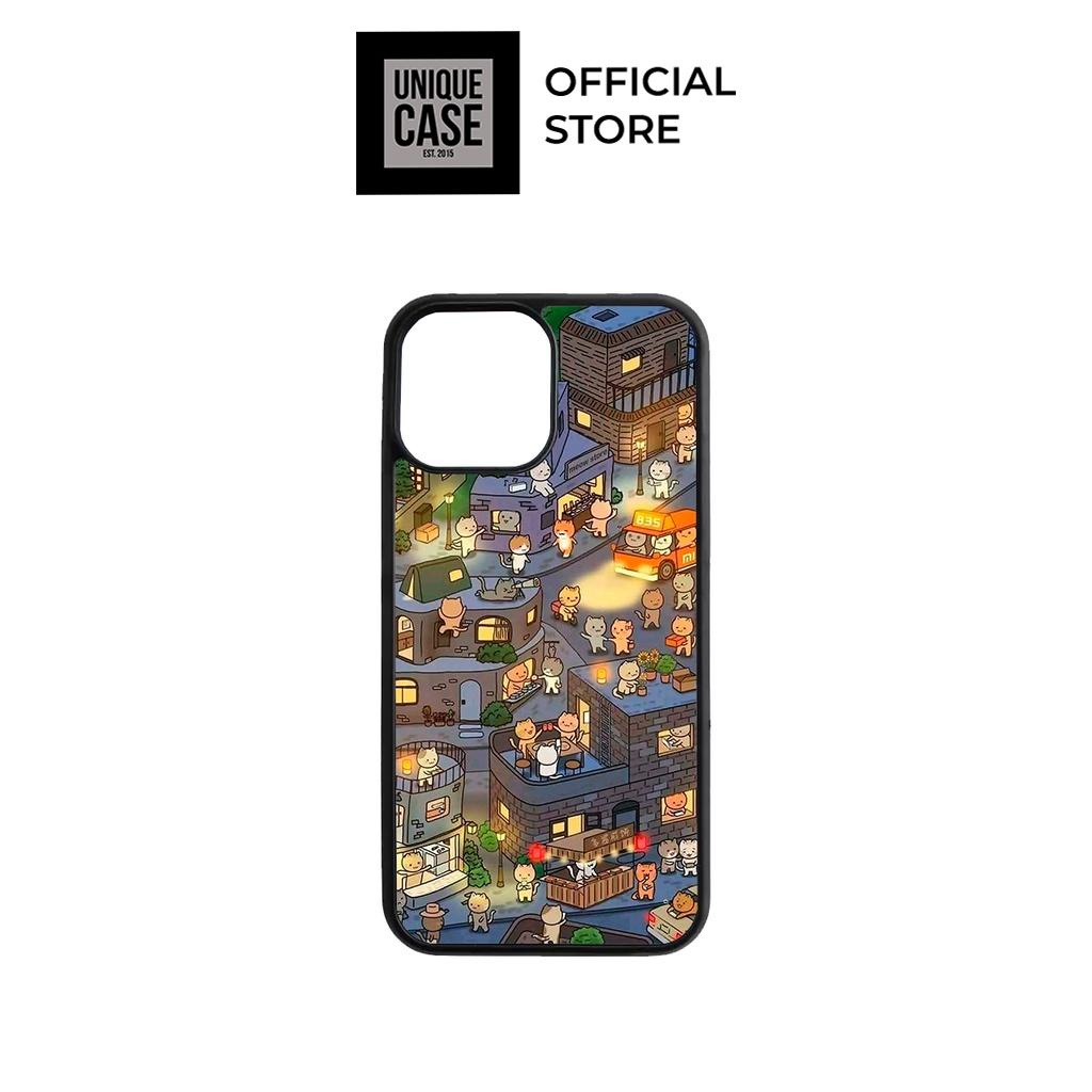 Ốp lưng điện thoại iPhone Unique Case hình thú Animal ANI044 Cat City