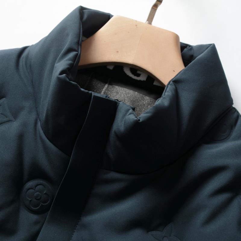 Áo khoác phao gió mùa đông siêu ấm cho nam thiết kế sang trọng lịch lãm thương hiệu Louis Vuitton LV cao cấp